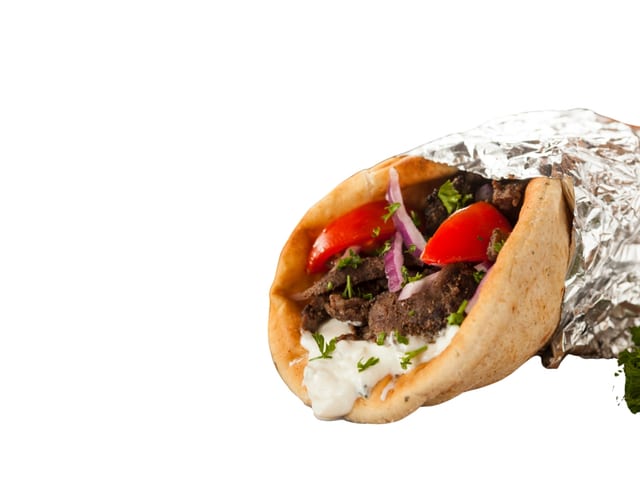 Lamb Gyro Wrap.