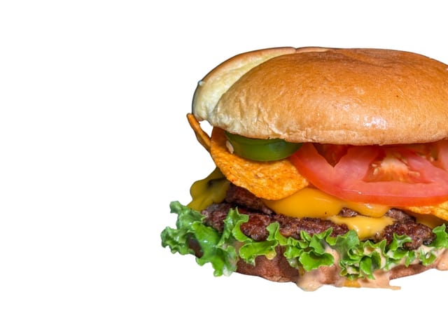 Nacho Krave Burger.